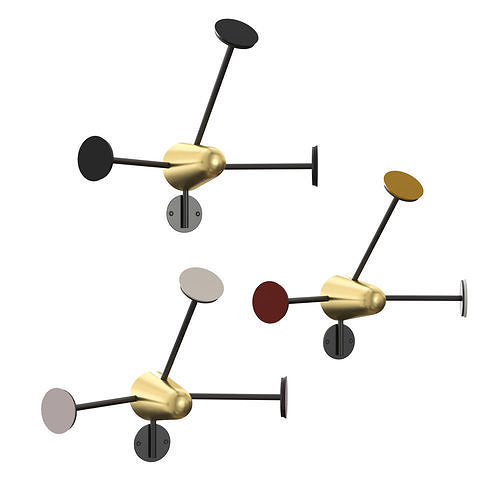 Mategot Coat Rack 3D model