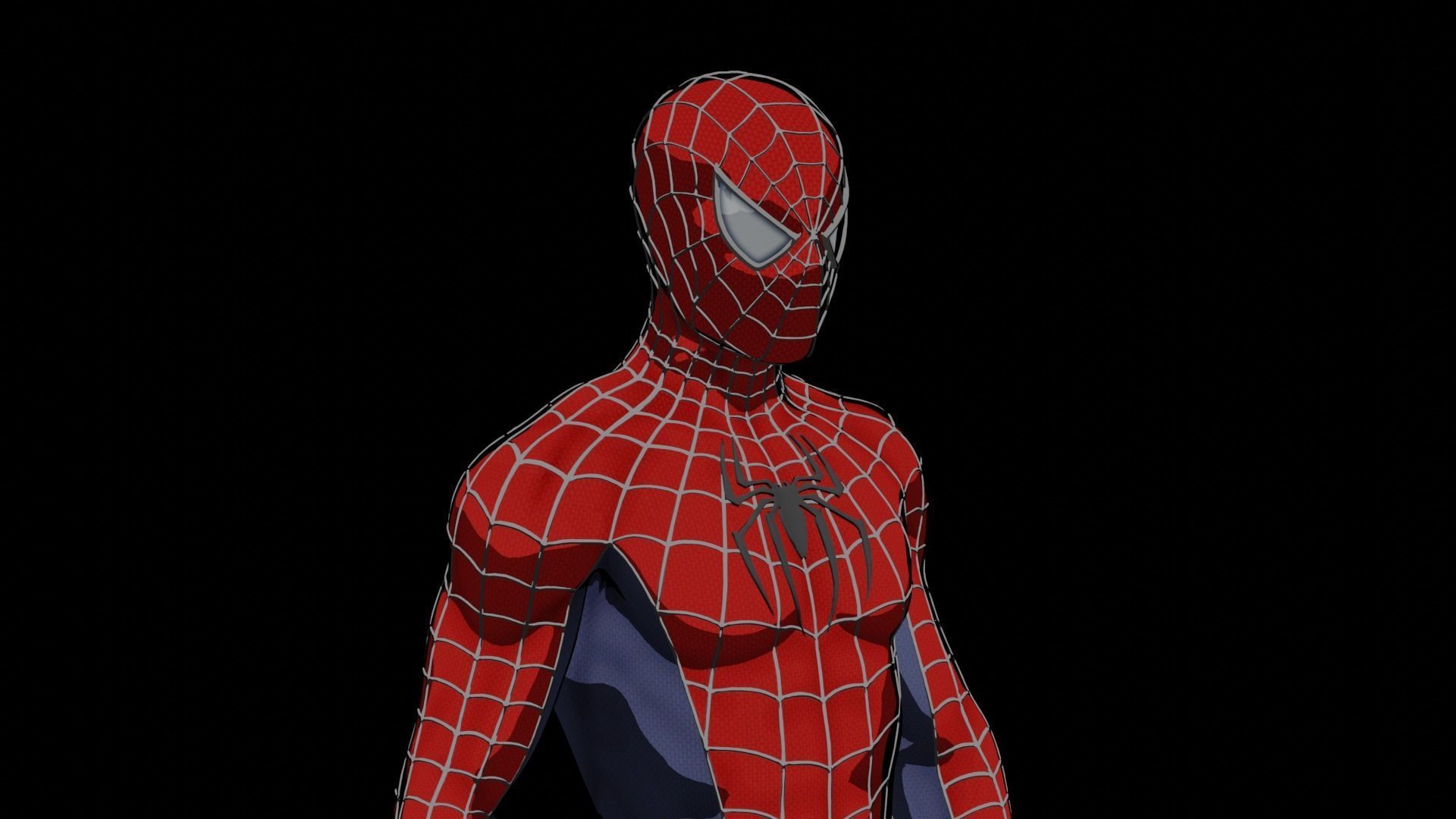 Raimi Spider-Man cartoon 3D model_2
