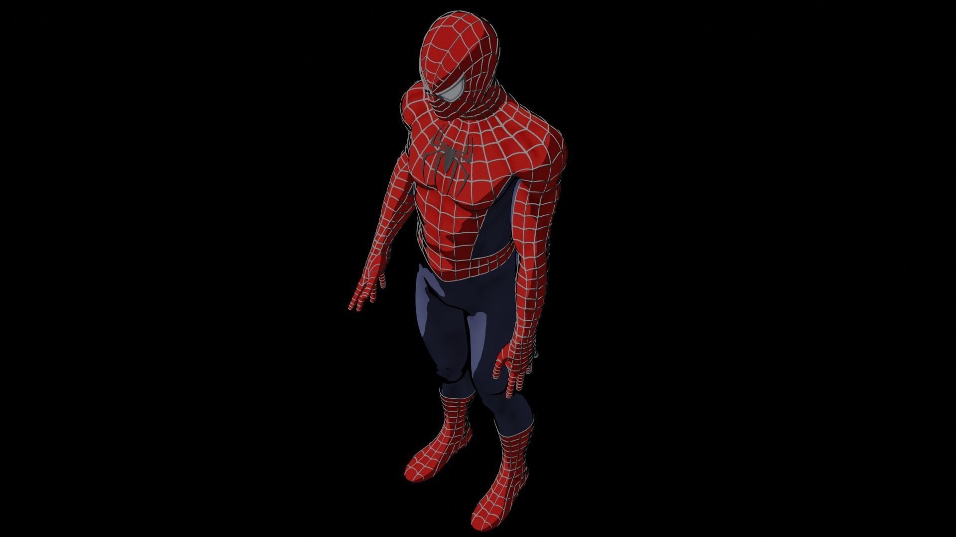 Raimi Spider-Man cartoon 3D model_5