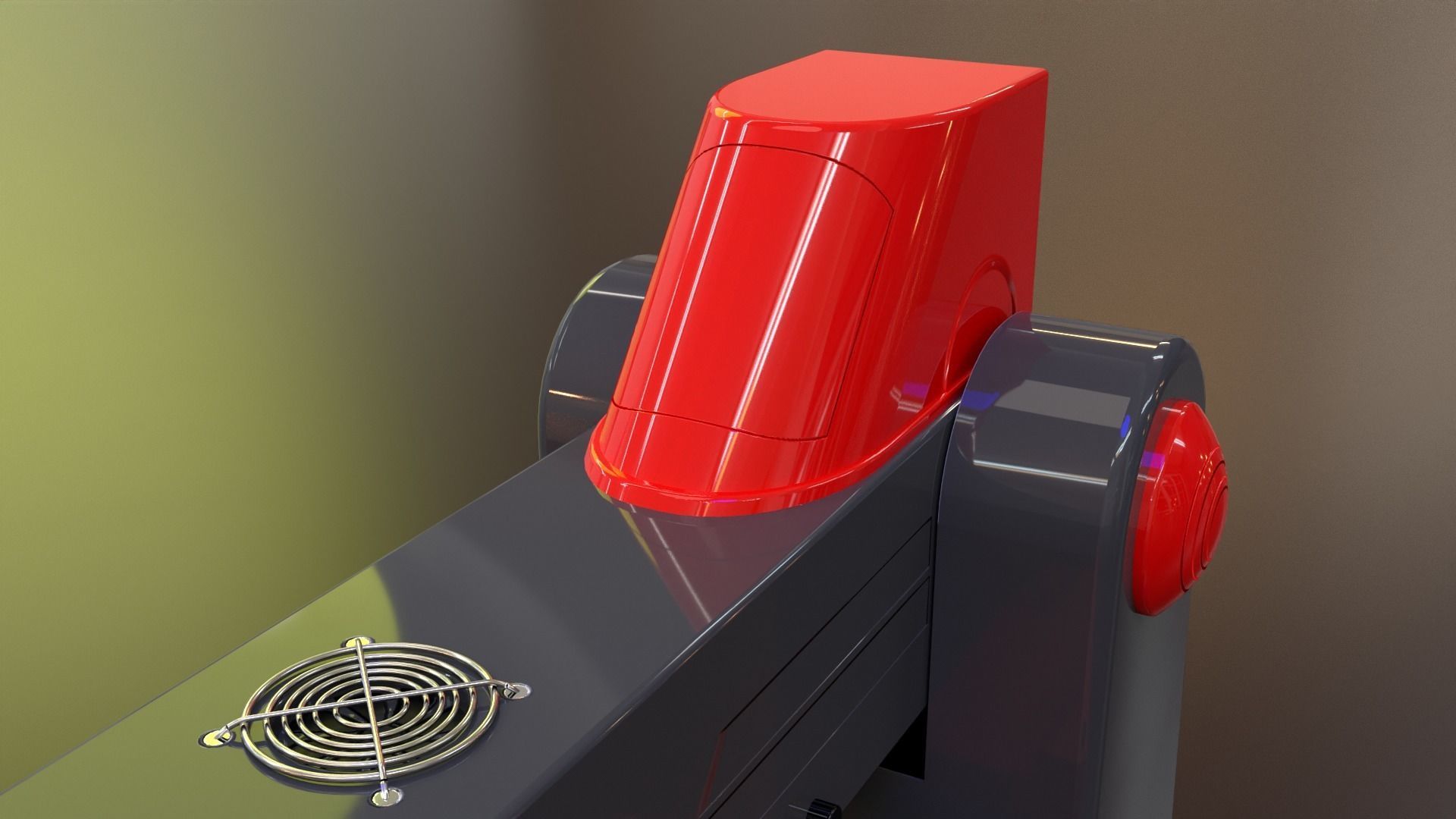 Automatic Flat Bed Heat Press Machine - Model E20S Heat Press Low-poly 3D model_20