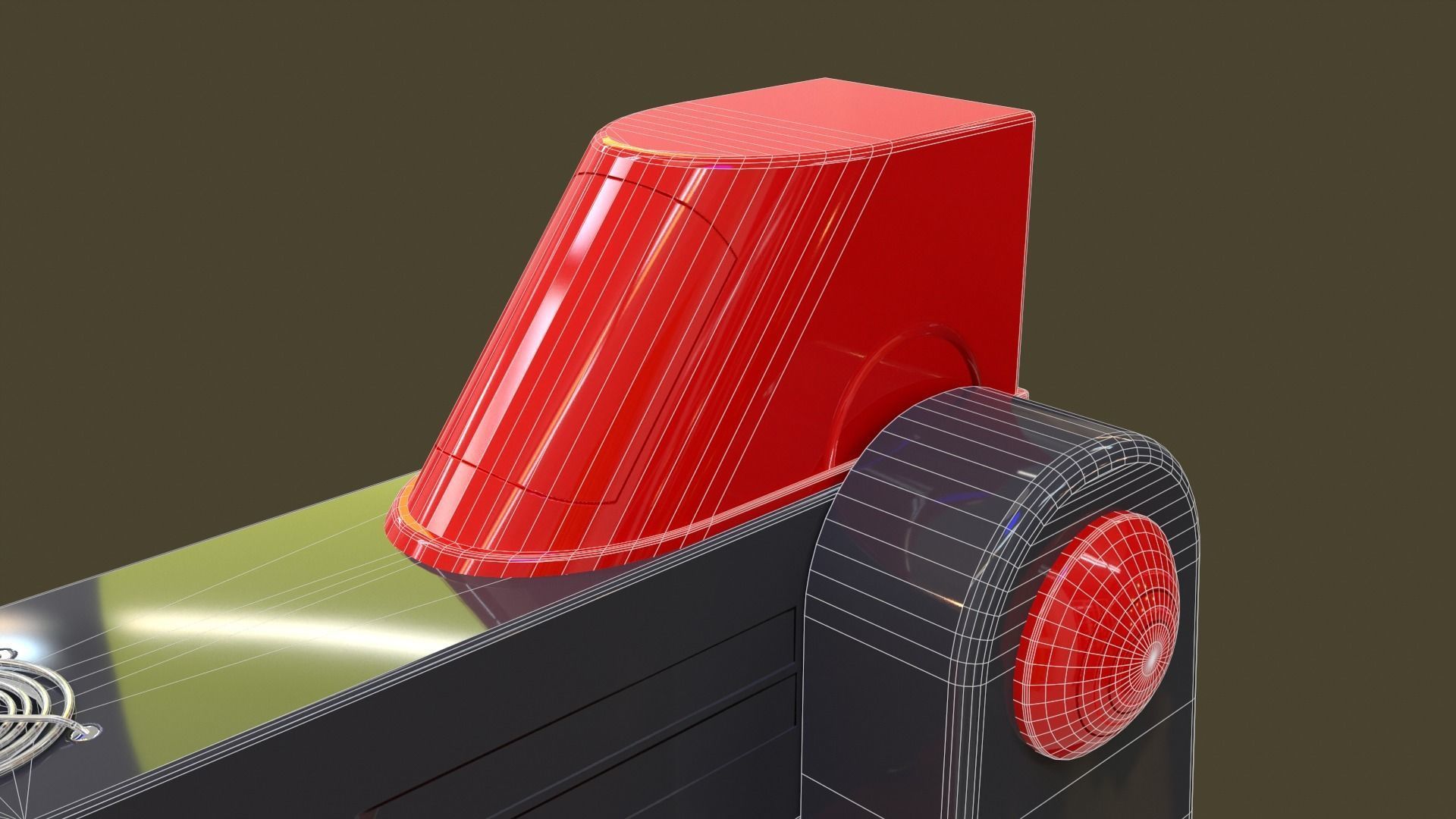 Automatic Flat Bed Heat Press Machine - Model E20S Heat Press Low-poly 3D model_38