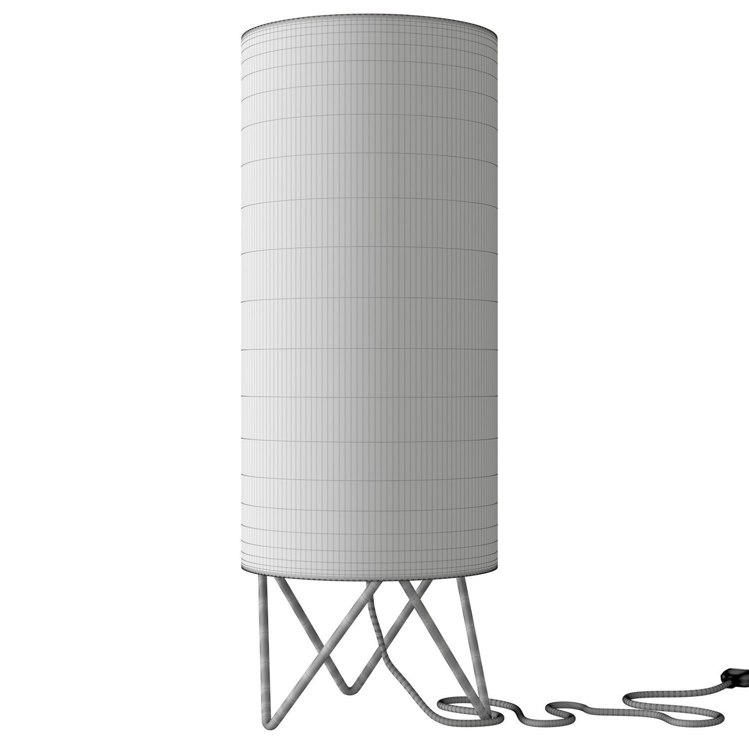 H2O Table Lamp 3D model_4