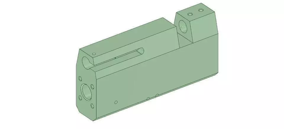Airgun Receiver Free 3D model
