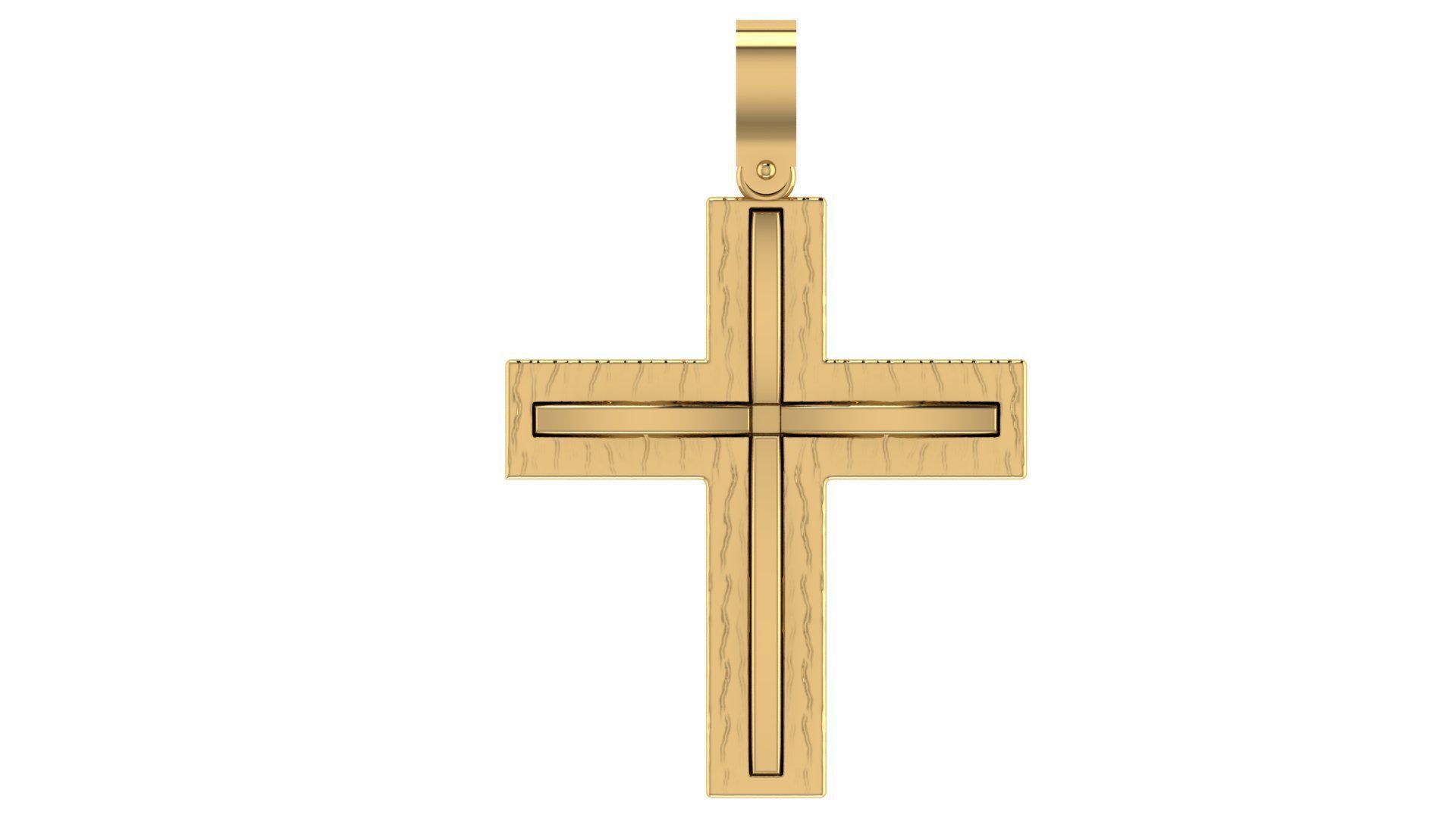 CROSS PENDANT CR20 3D print model_5