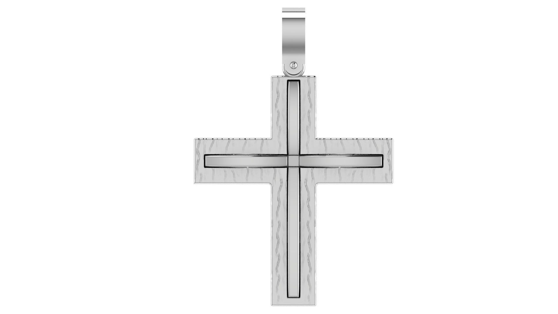 CROSS PENDANT CR20 3D print model_4