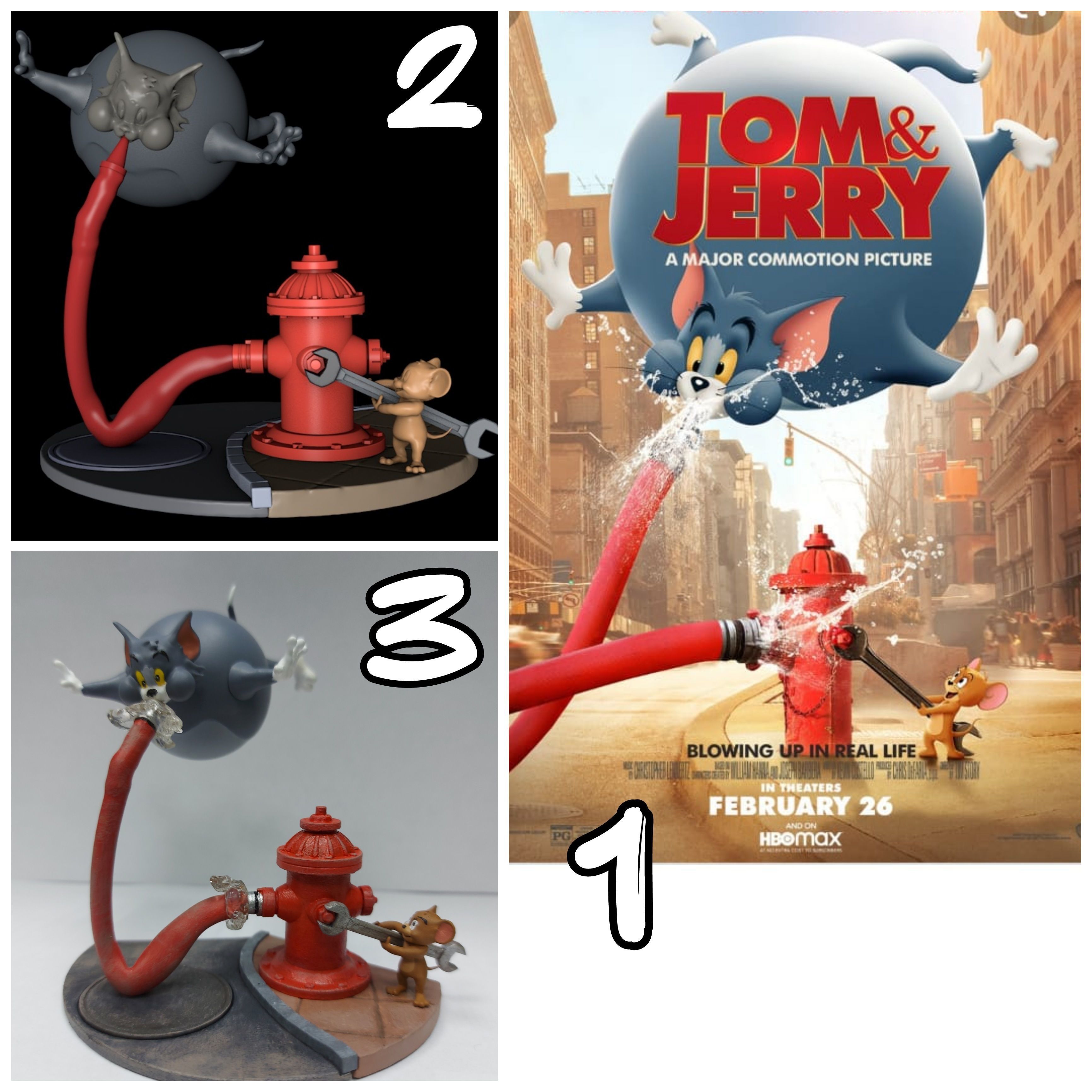 Tom and jerry Cinema poster 2021 3D print model_2