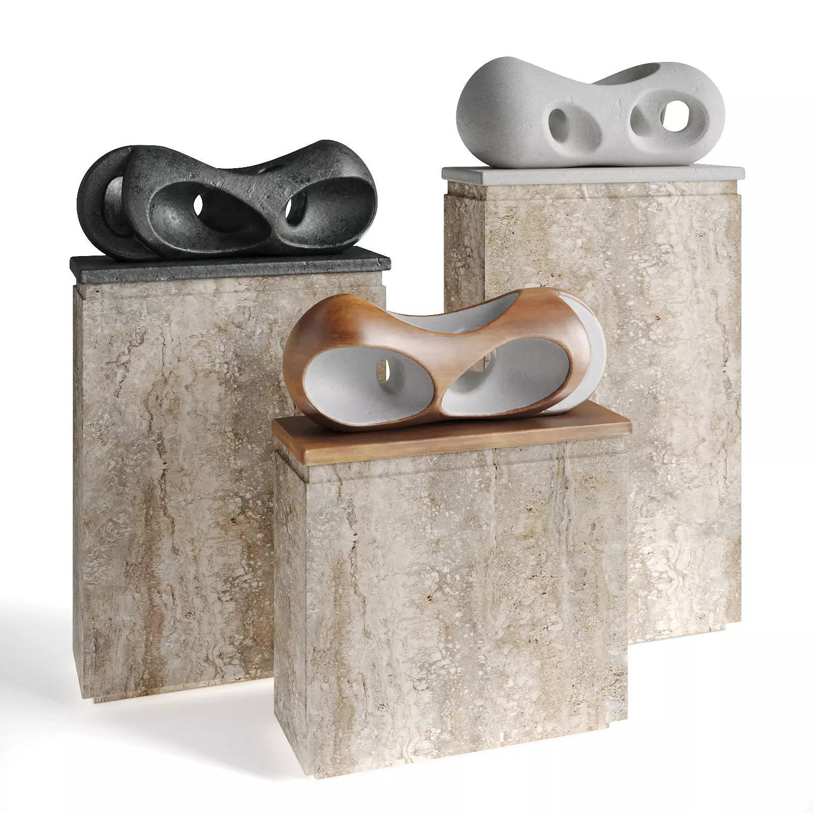Barbara Hepworth Pendour figure 3D model_0