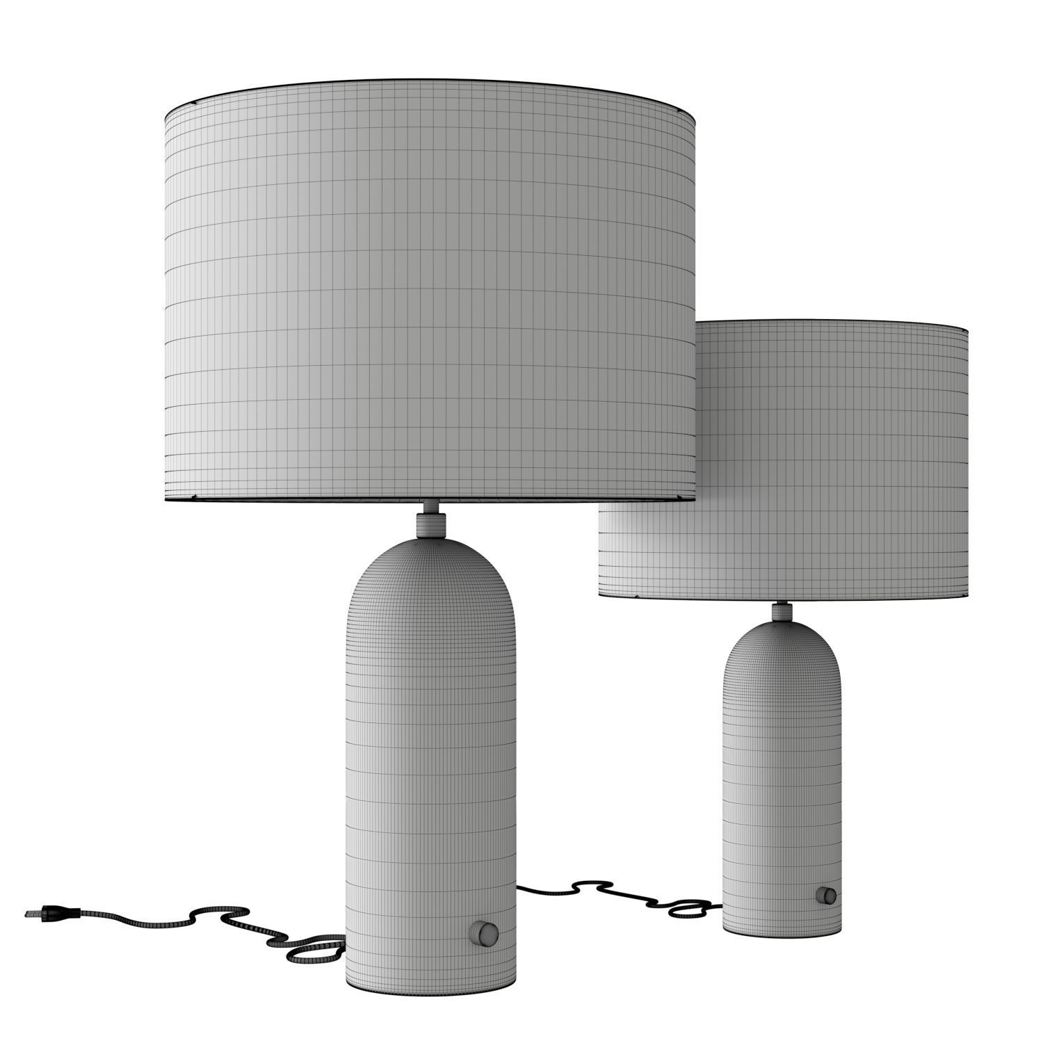 Gravity Table Lamp 3D model_4