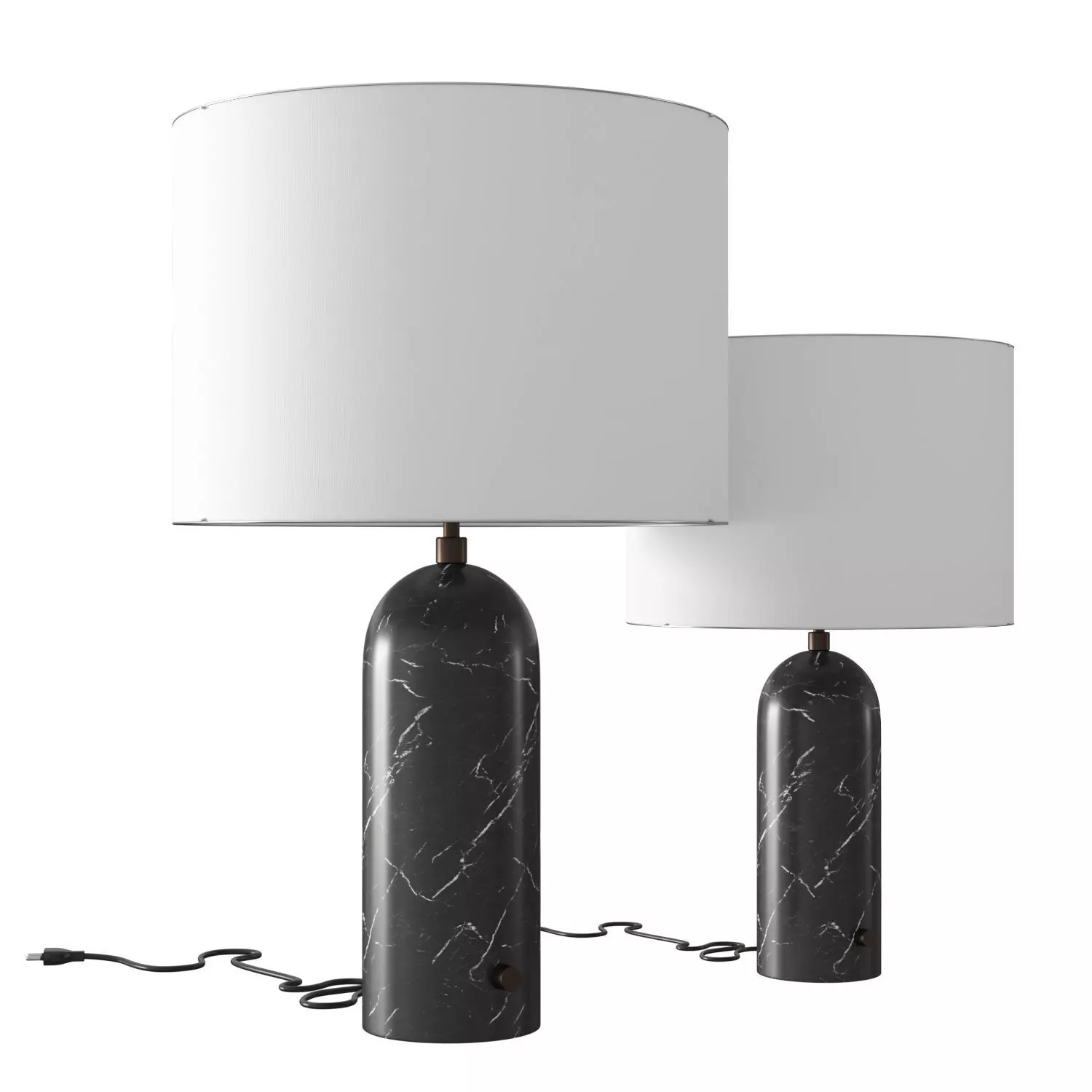 Gravity Table Lamp 3D model_0