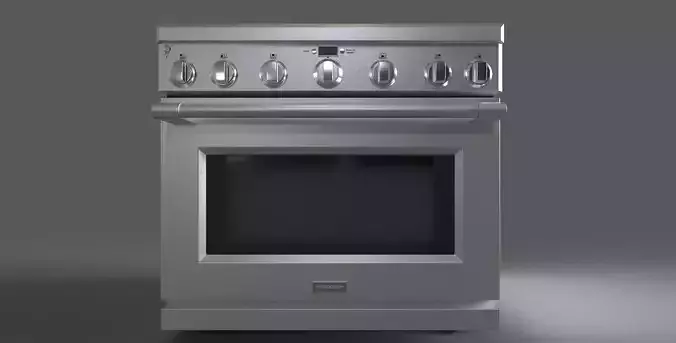 Monogram 36 inch all gas professional oven range with 6 burners