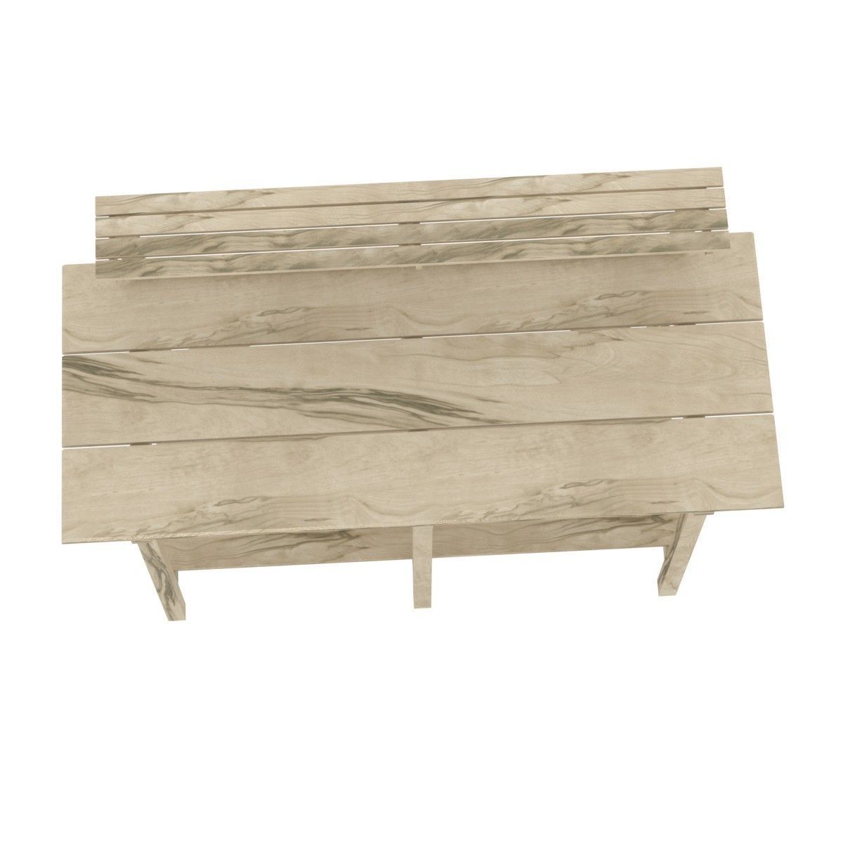 Shop Terrain Gardener Teak Potting Work Table  3D model_4