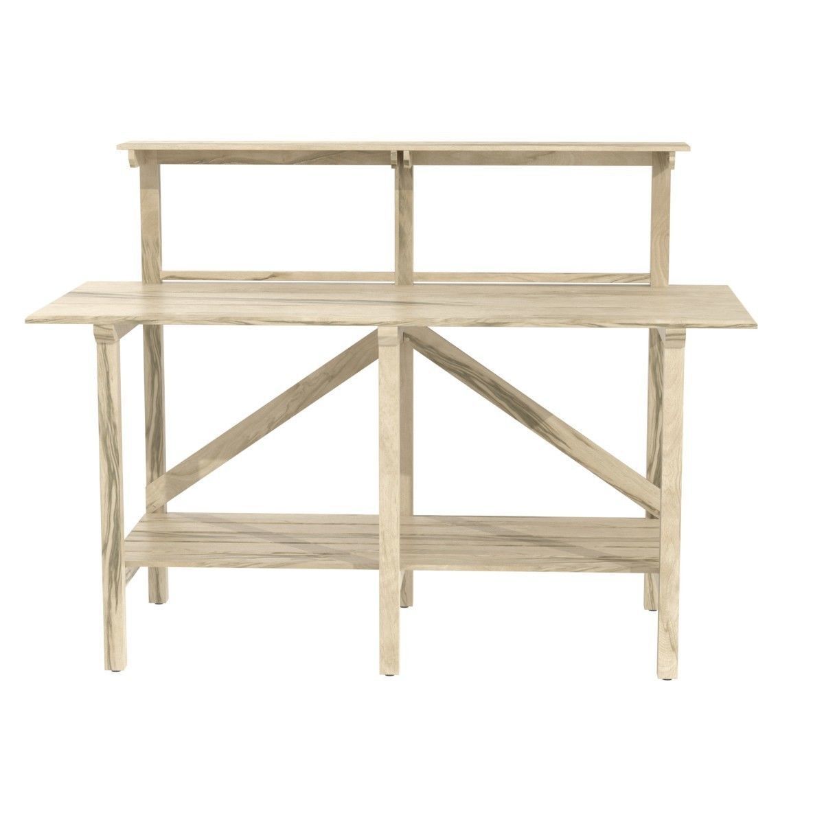 Shop Terrain Gardener Teak Potting Work Table  3D model_3