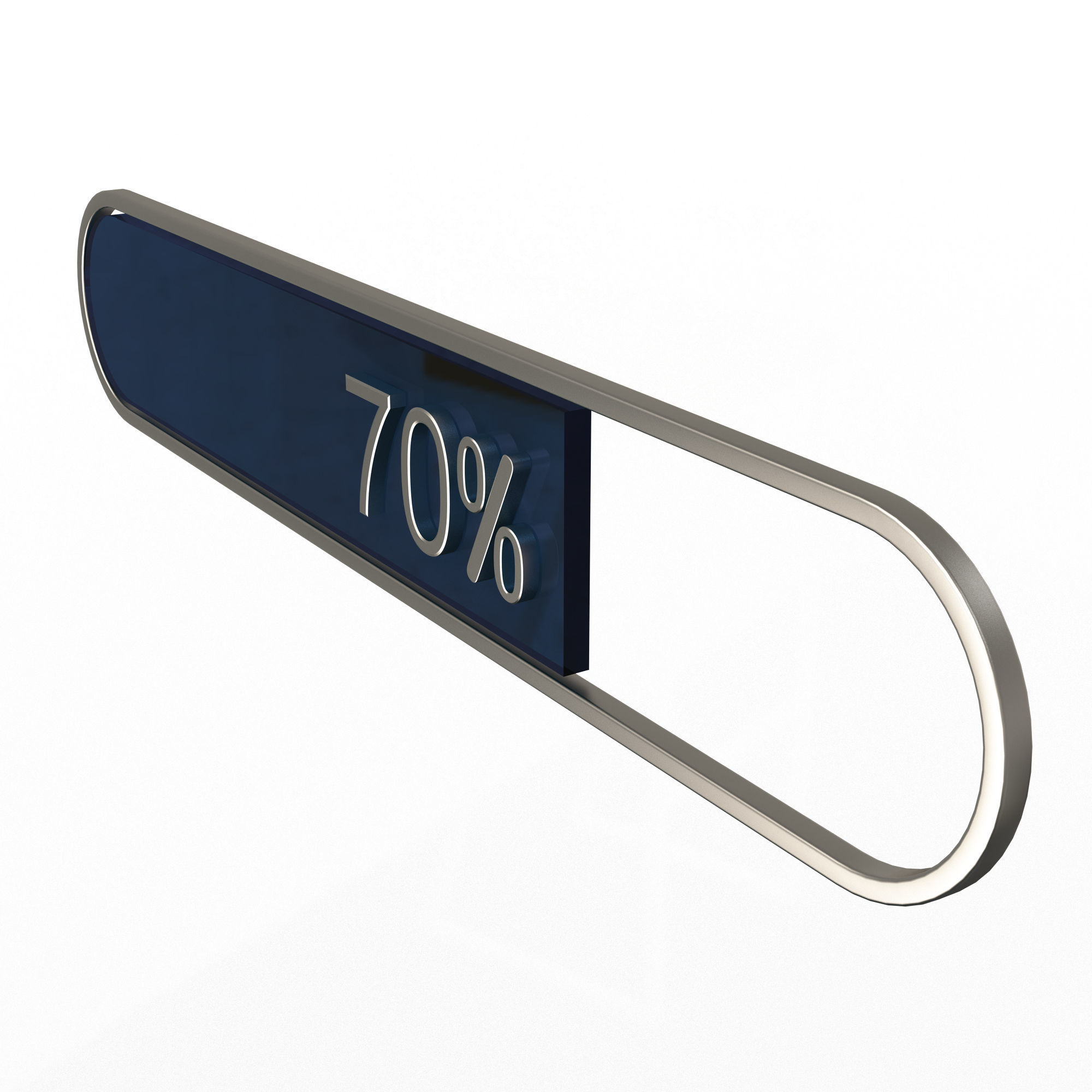 Loading Bar Low-poly 3D model_4