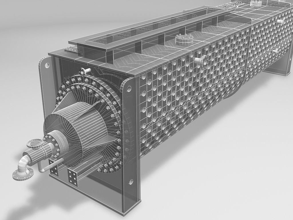 Industrial Mixer 3D model_3