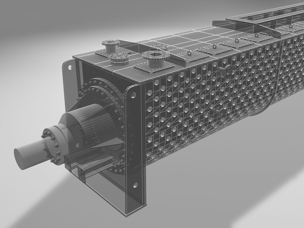 Industrial Mixer 3D model_4