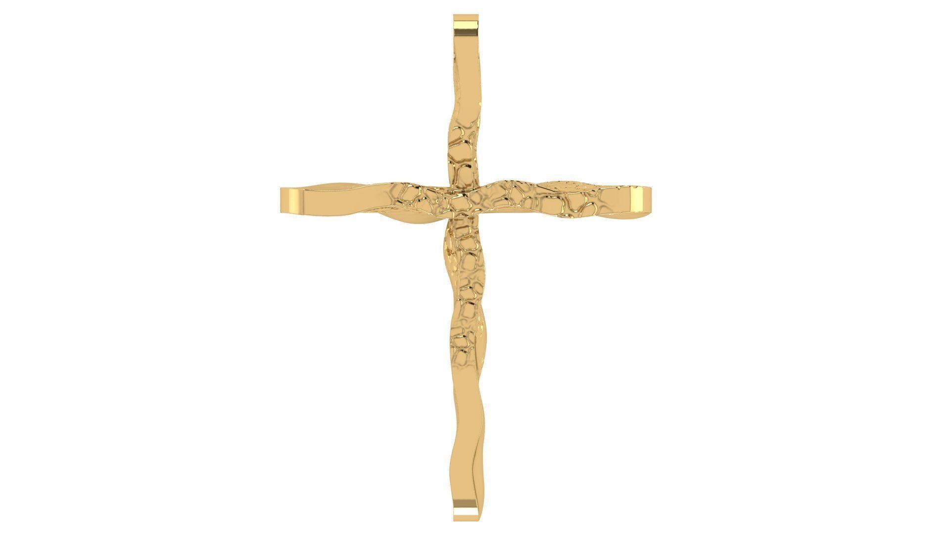 CROSS PENDANT CR24 3D print model_5