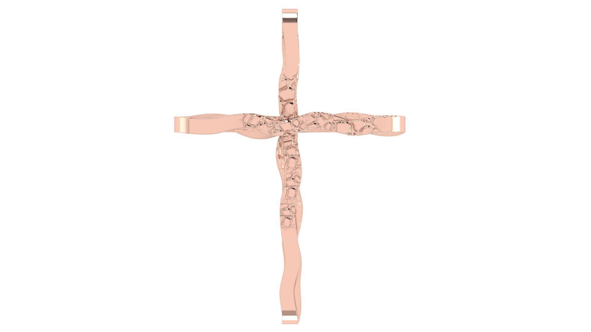 CROSS PENDANT CR24 3D print model_3
