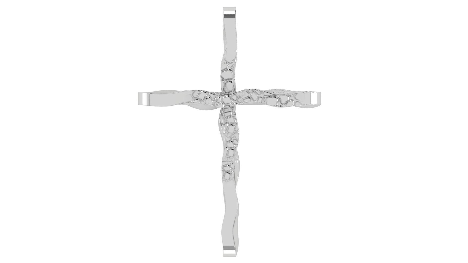 CROSS PENDANT CR24 3D print model_4