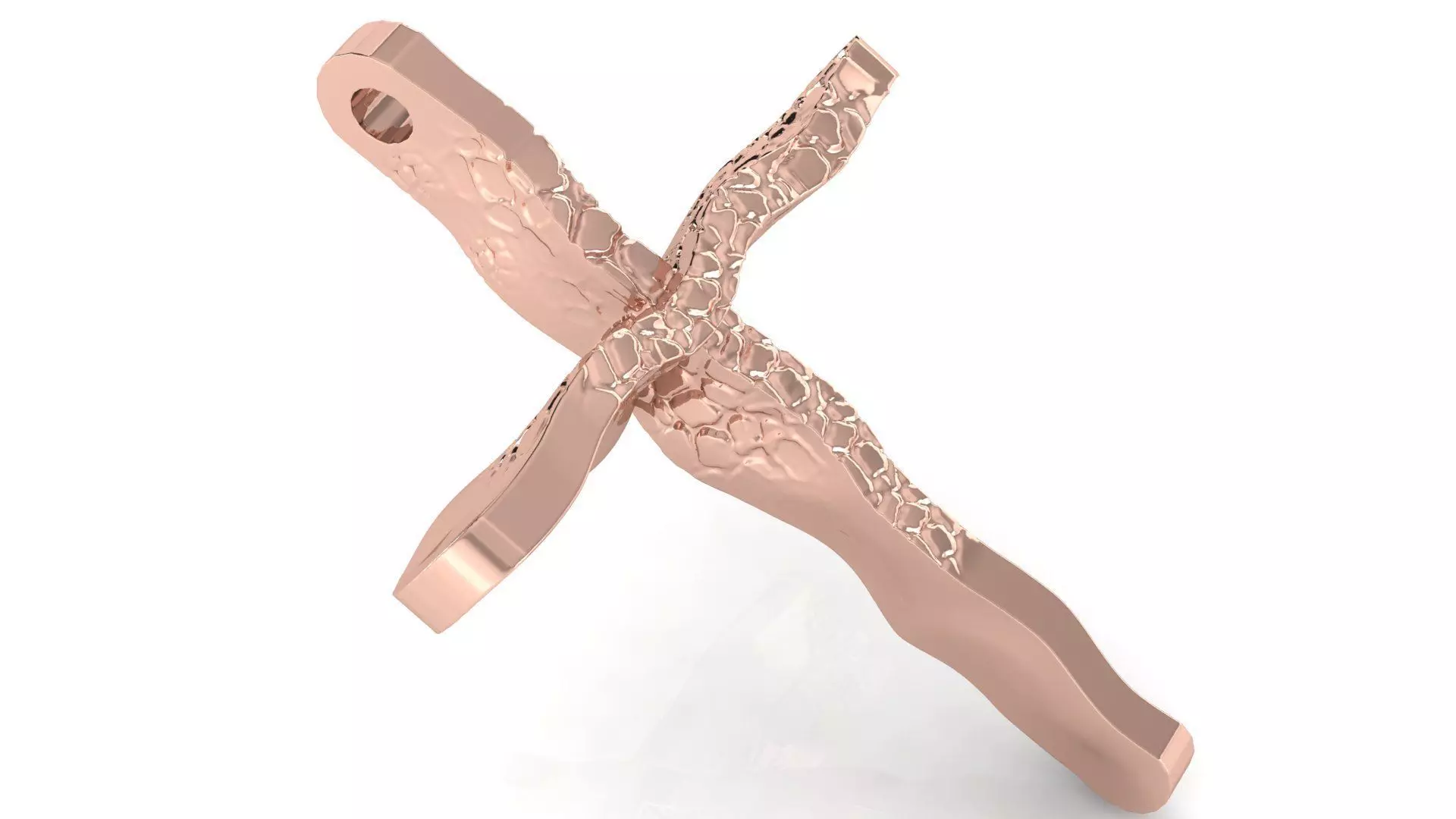 CROSS PENDANT CR24 3D print model_0