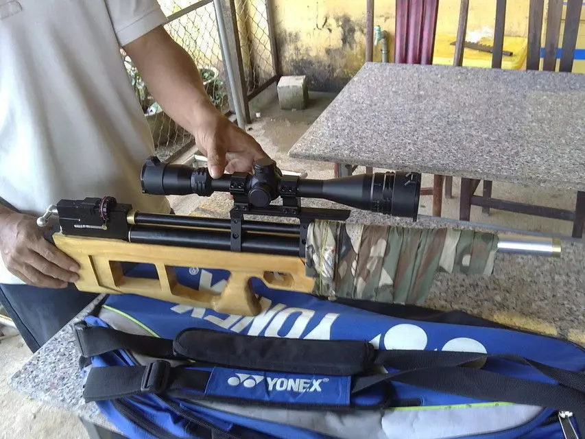 PCP airgun Free 3D model_0