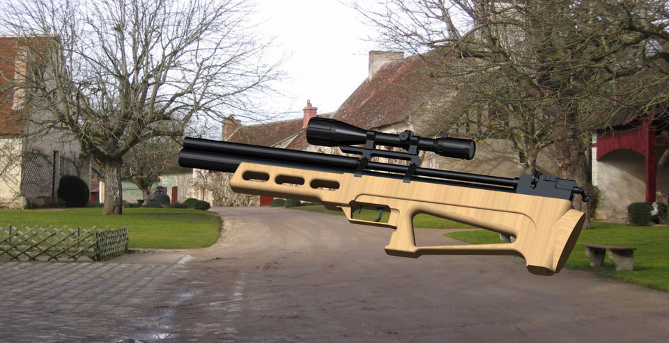 PCP airgun Free 3D model_10