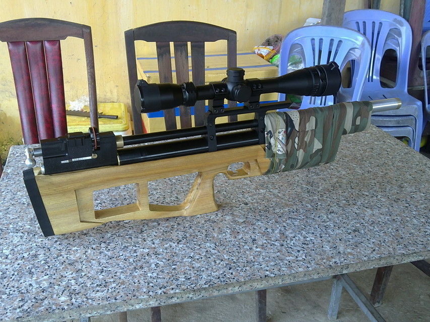 PCP airgun Free 3D model_2