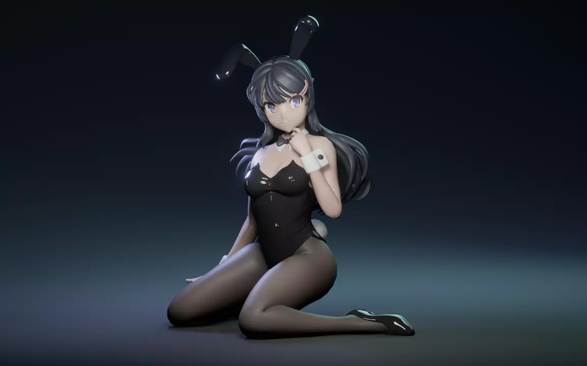 Mai Sakurajima - Garage kit 3D print model_0