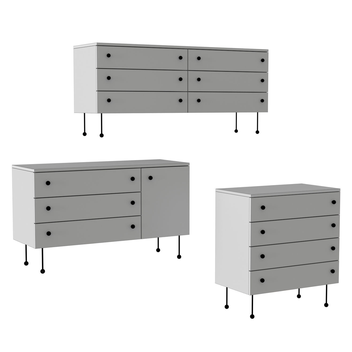 62 Dresser 3D model_4