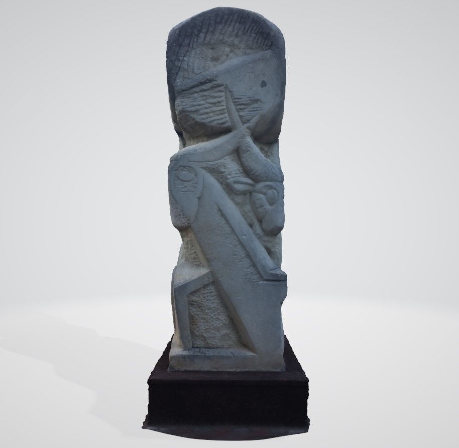 monument8 ancient egyptian statue 3D model_7