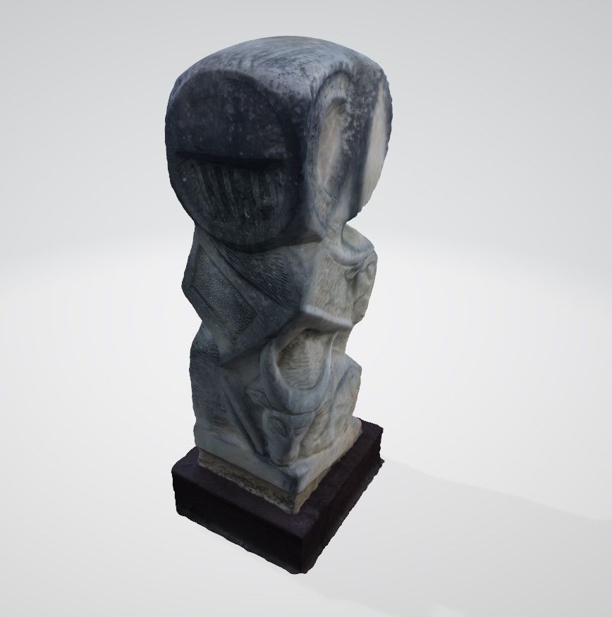 monument8 ancient egyptian statue 3D model_2