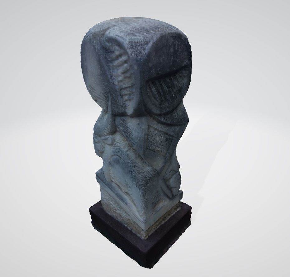 monument8 ancient egyptian statue 3D model_1
