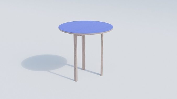 Blu Dot Apt Cafe Table 3D model