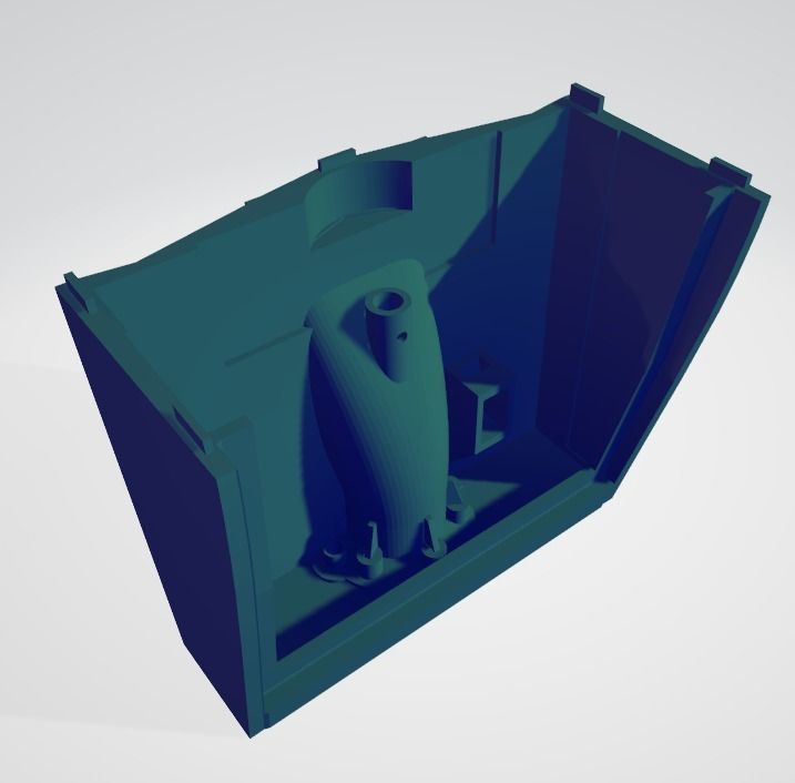 Jet propelled RC boat for 3D printing 3D print model_3