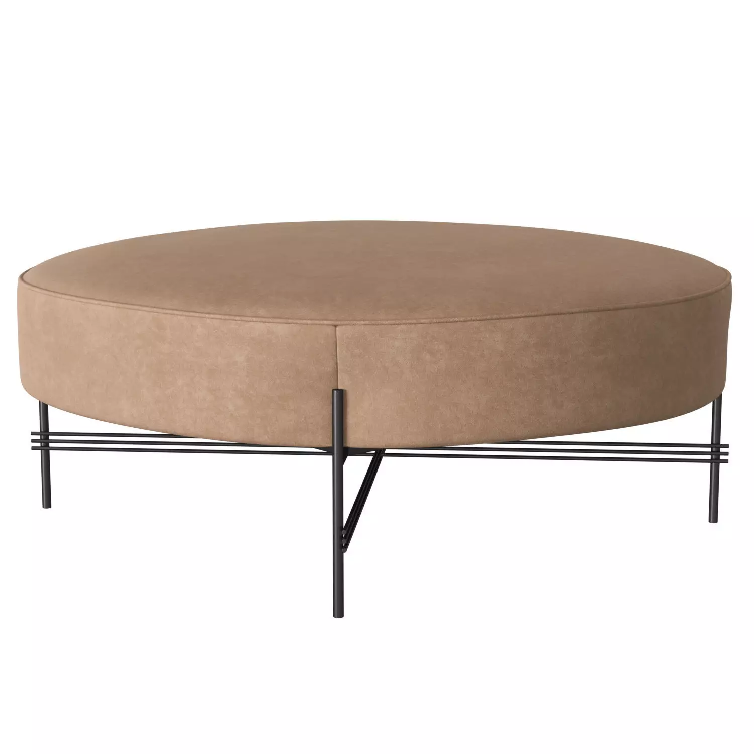 TS Pouffe Round Dia105 3D model_0