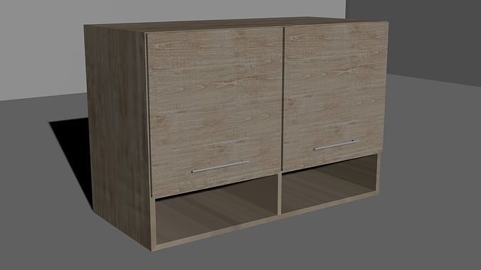 Kitchen Cabinet Low-poly 3D model