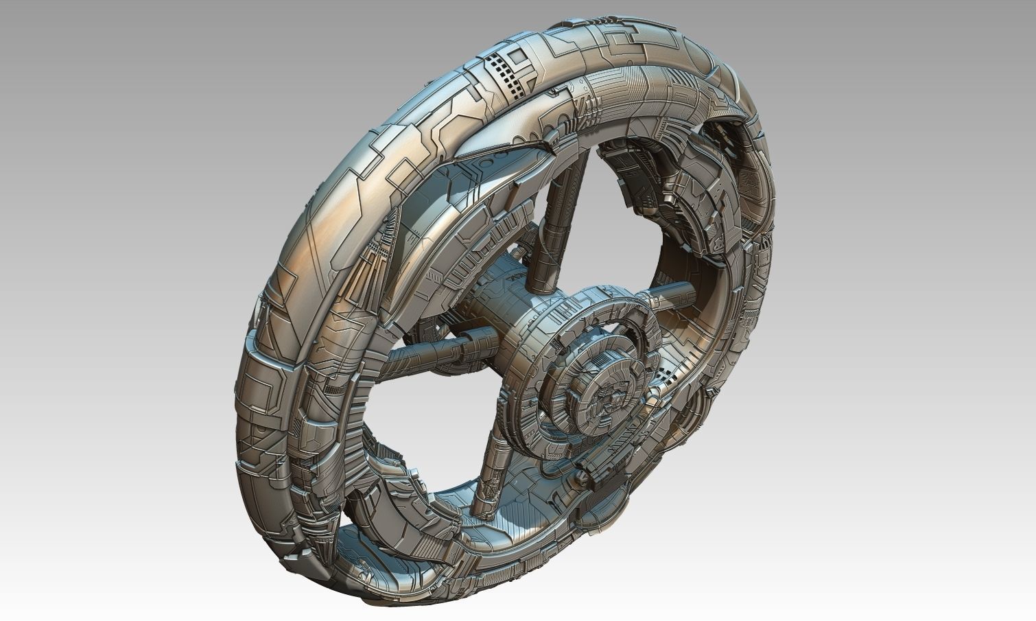 space equipment node 00122 3D model_9