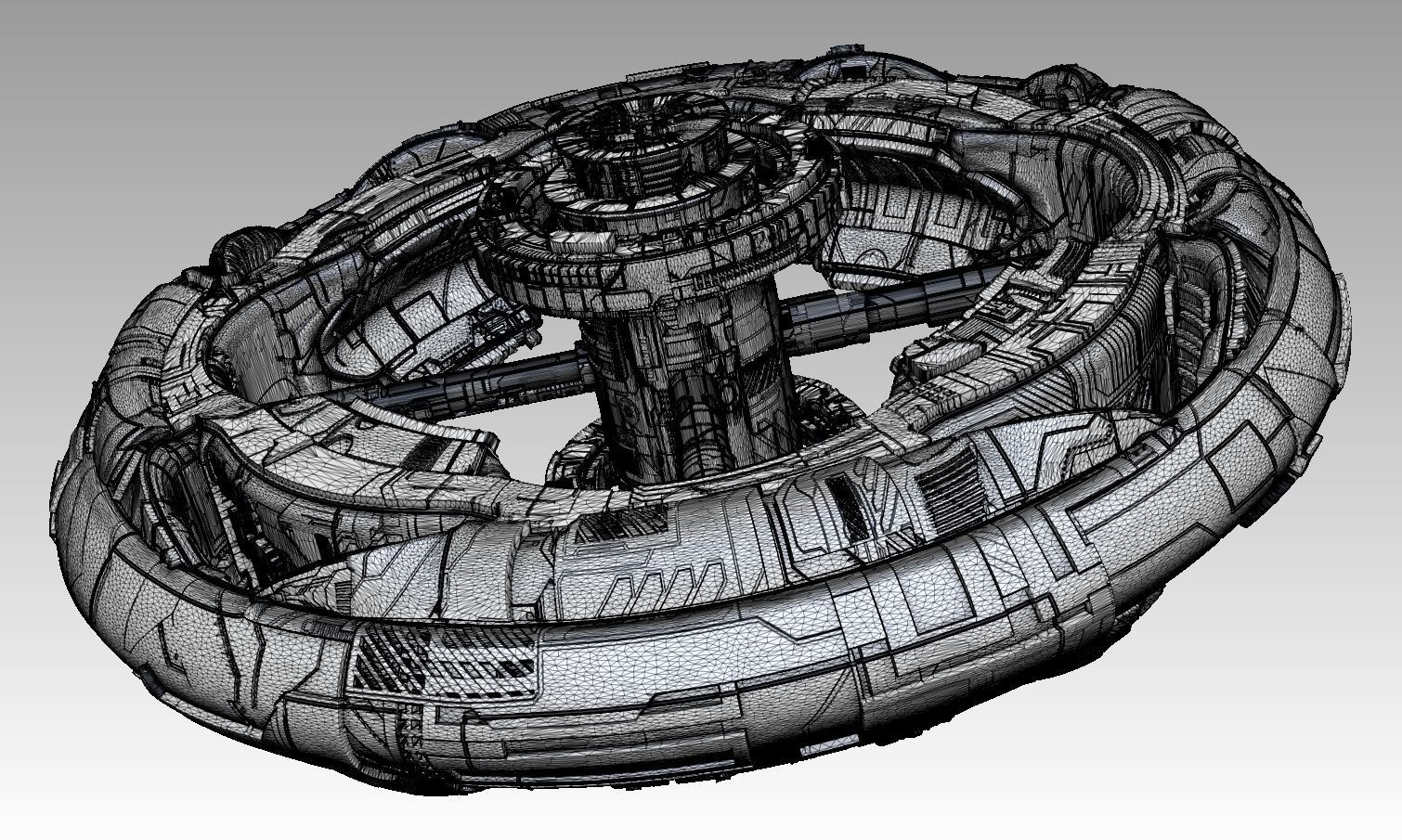 space equipment node 00122 3D model_5