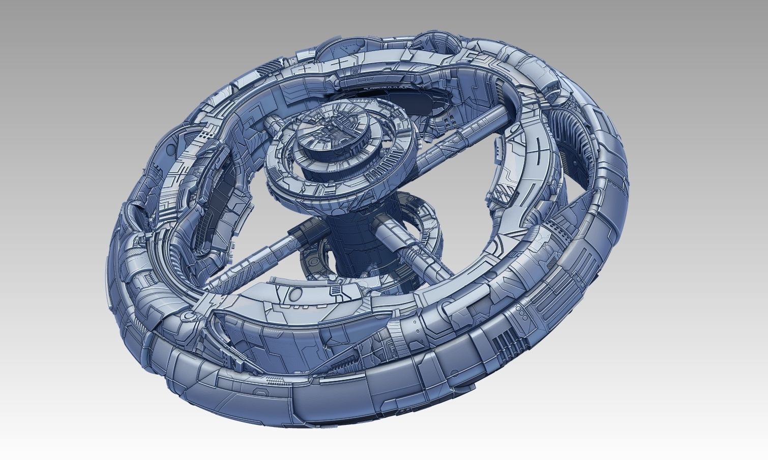 space equipment node 00122 3D model_1