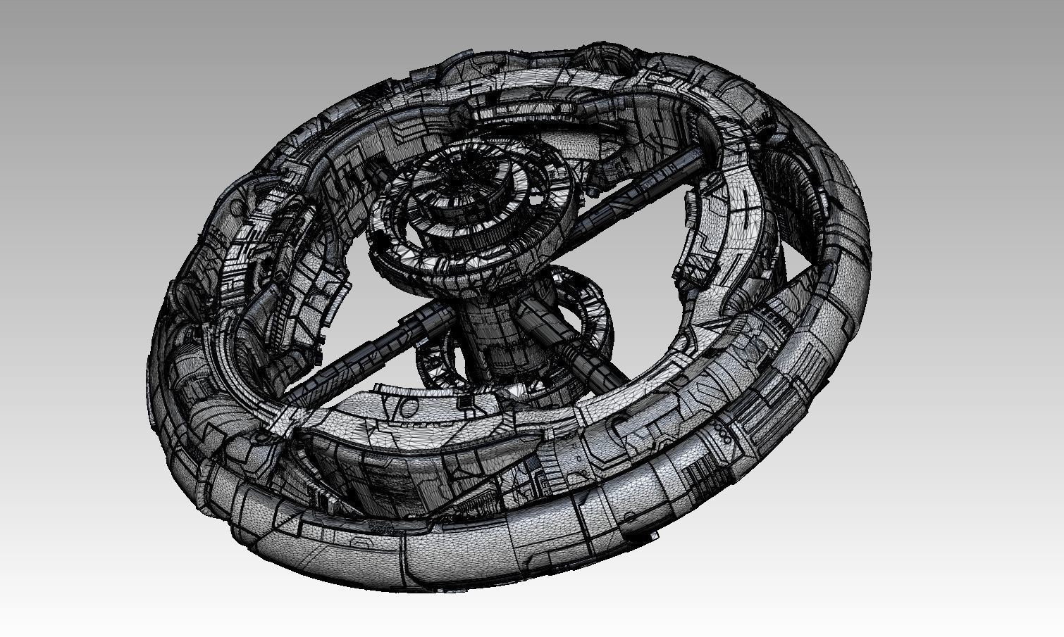 space equipment node 00122 3D model_2