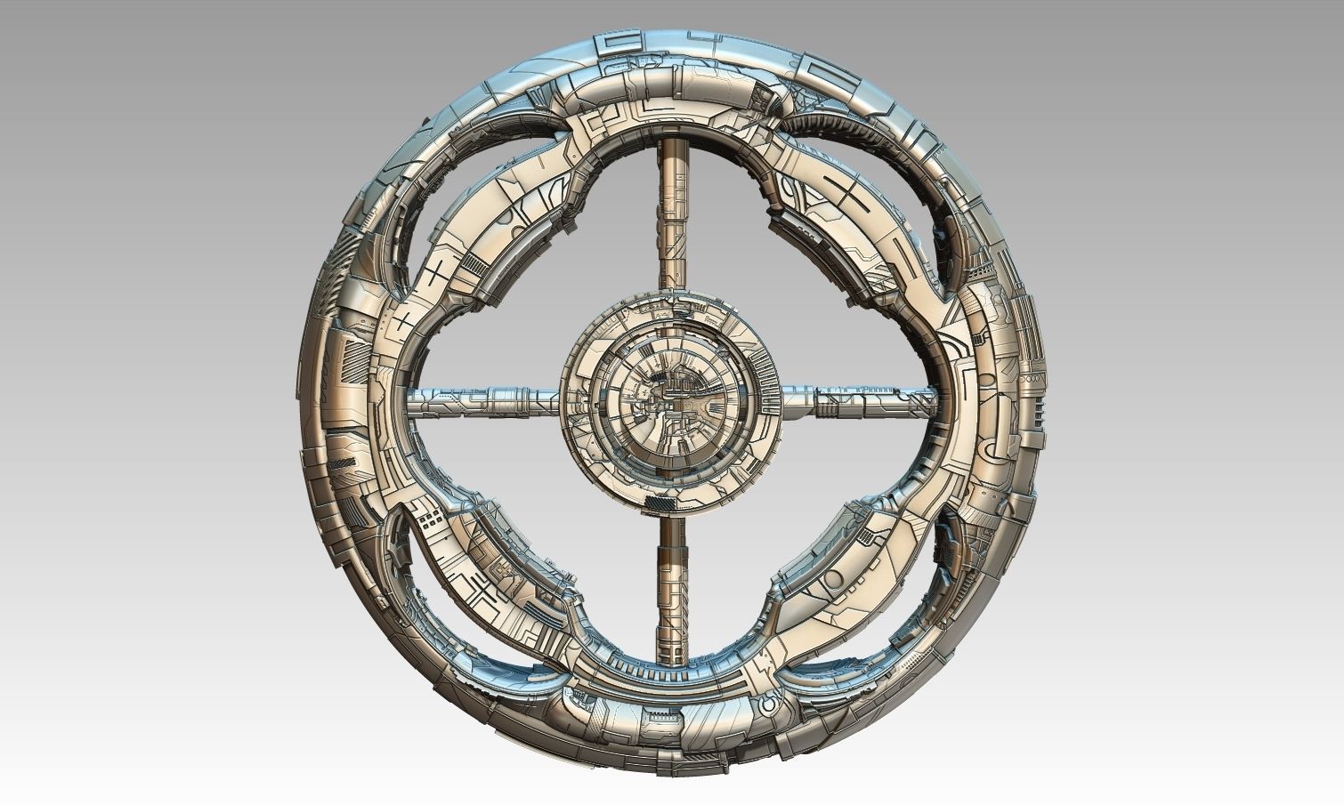 space equipment node 00122 3D model_6