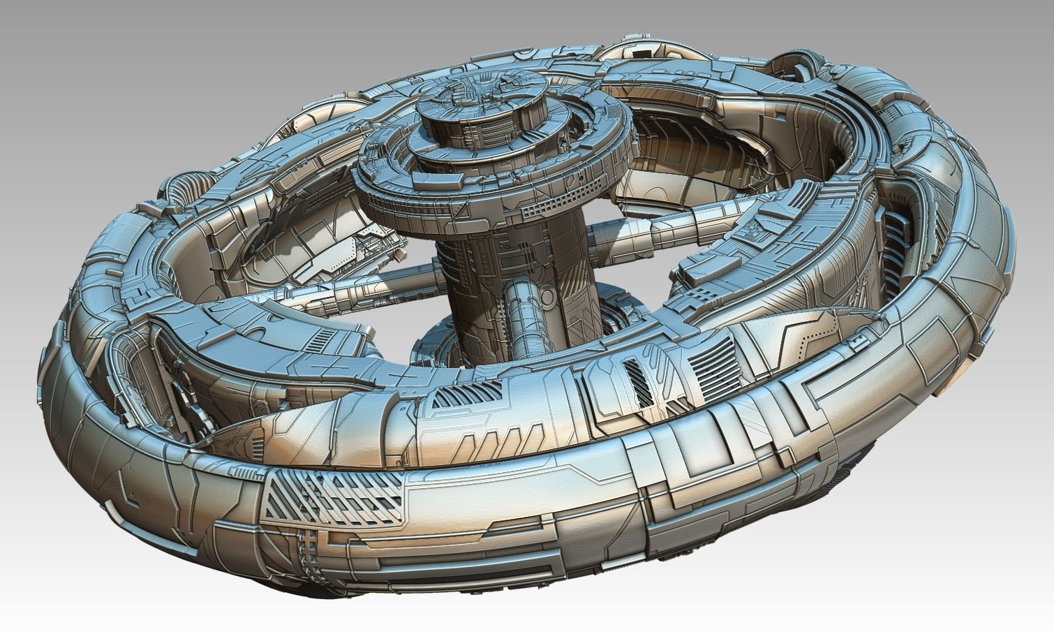 space equipment node 00122 3D model_3