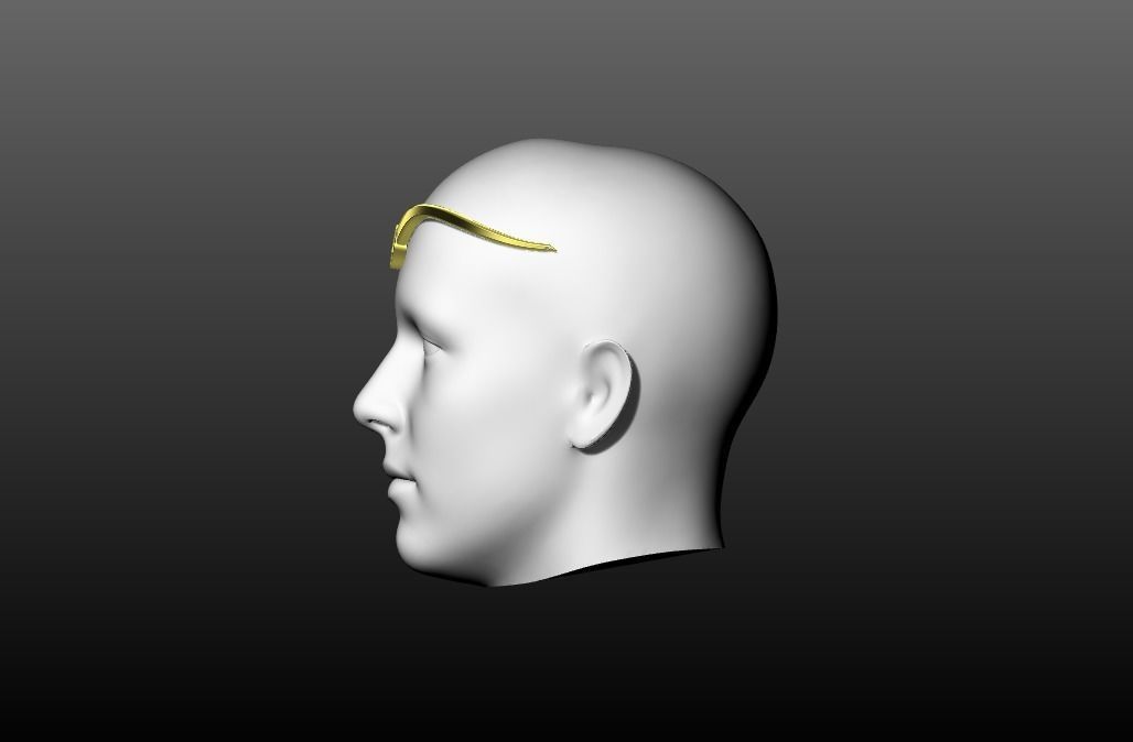 Thena Eternals Crown Headpiece 3D print model 3D print model_5