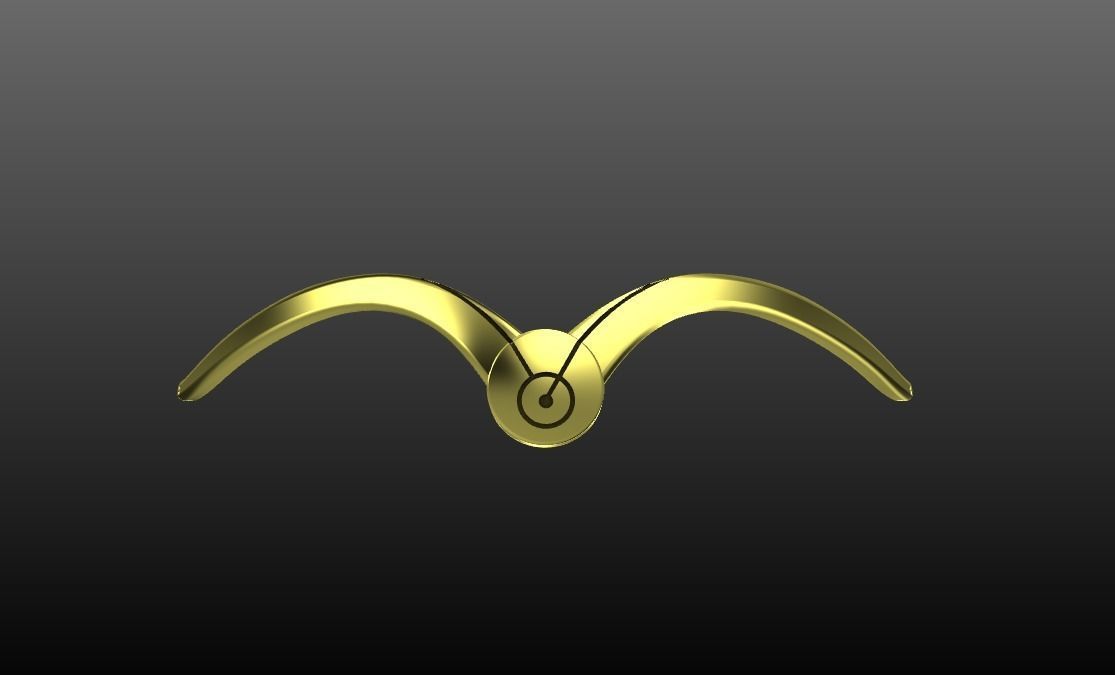 Thena Eternals Crown Headpiece 3D print model 3D print model_1