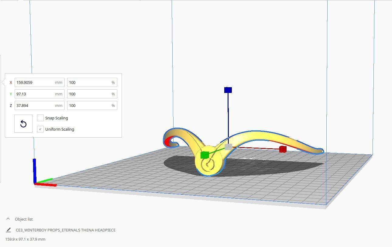 Thena Eternals Crown Headpiece 3D print model 3D print model_8