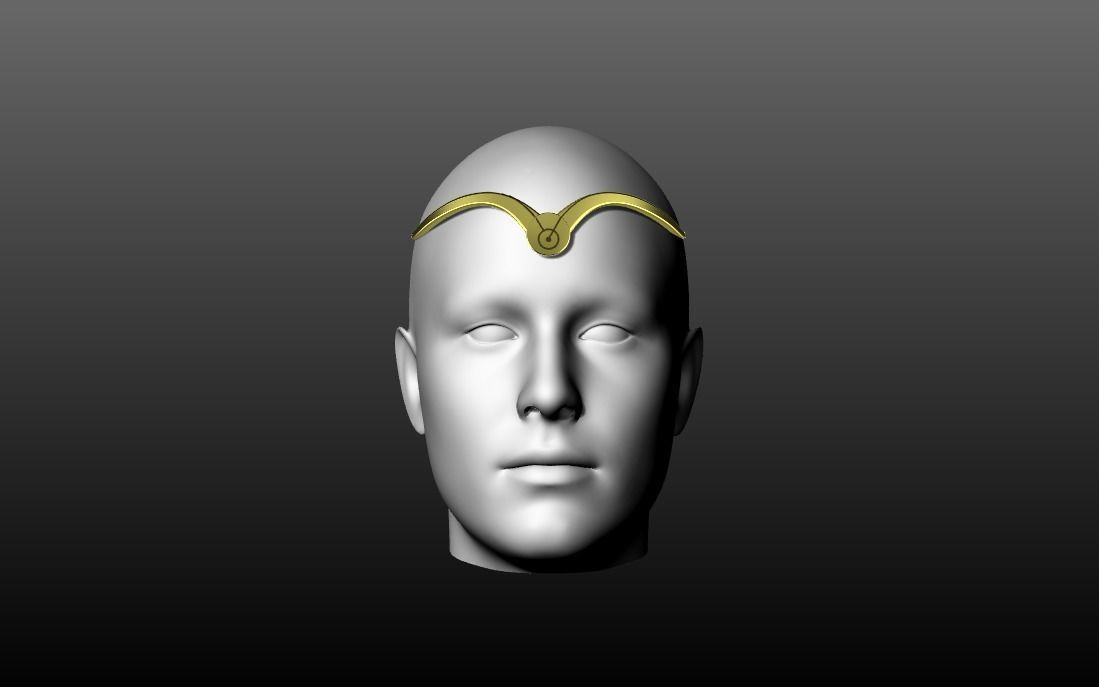 Thena Eternals Crown Headpiece 3D print model 3D print model_3