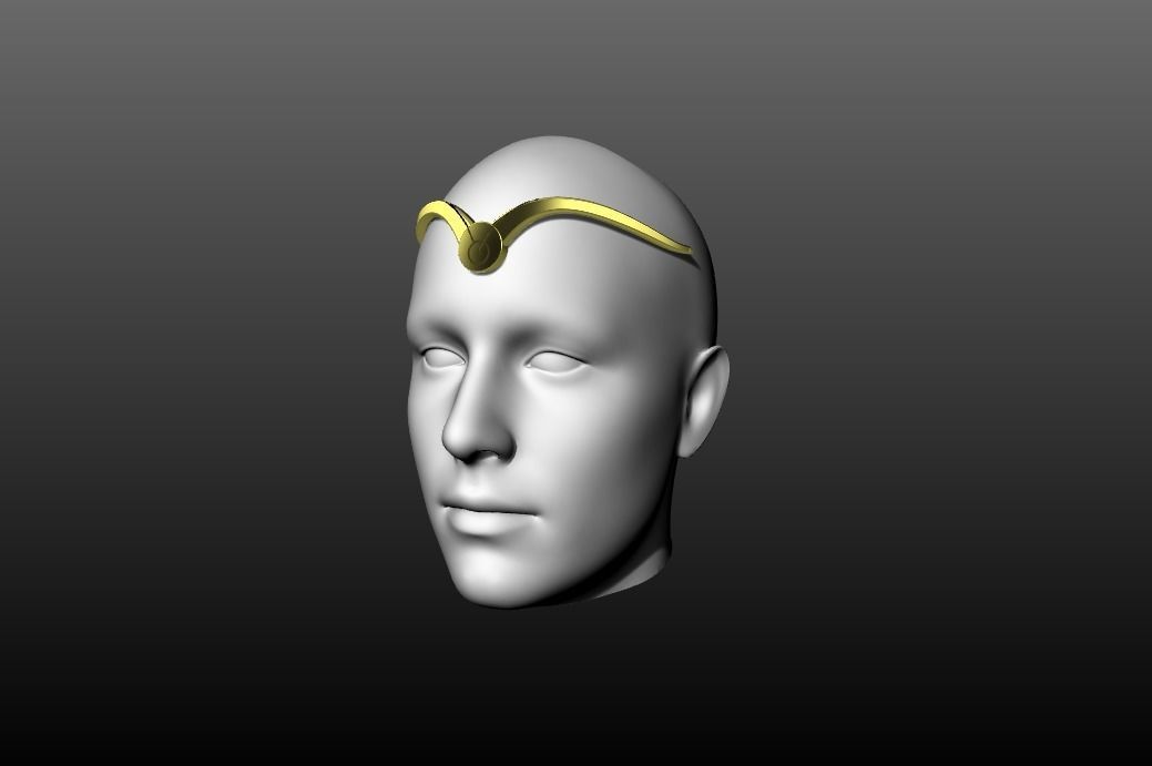 Thena Eternals Crown Headpiece 3D print model 3D print model_4