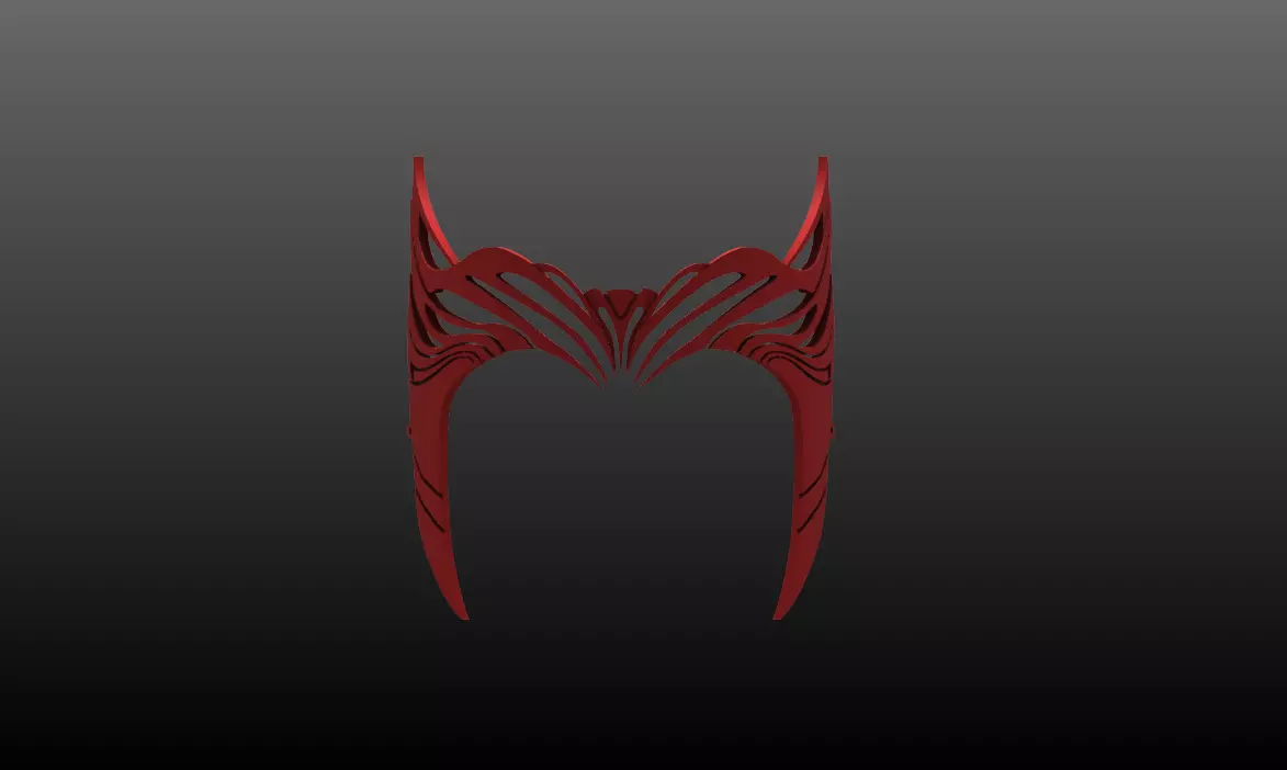 Scarlet Witch Wanda Multiverse of Madness Headpiece 3D print model_0
