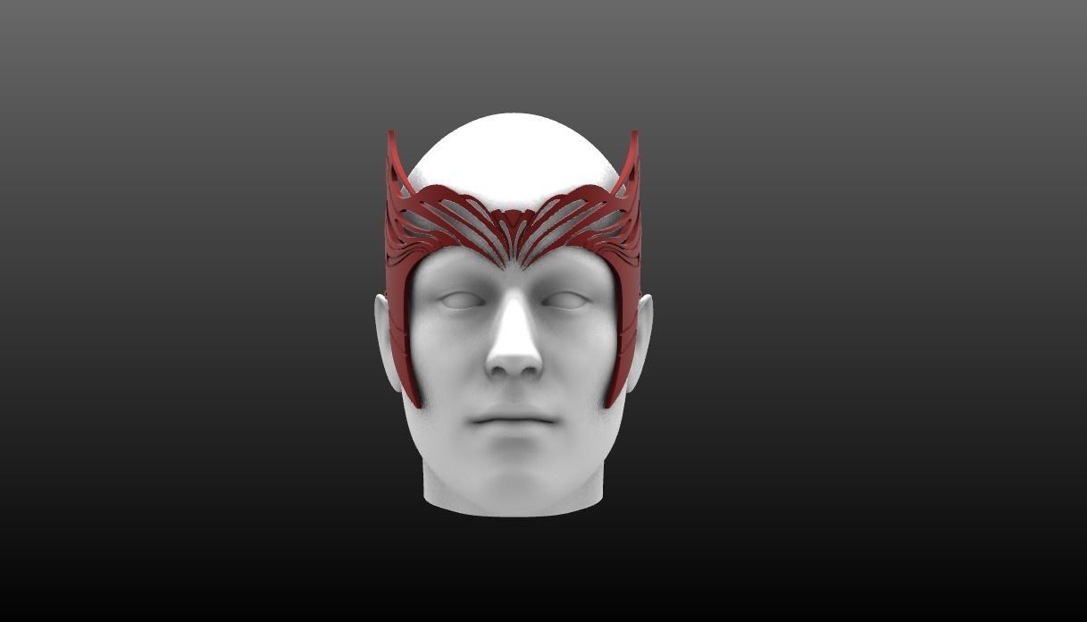 Scarlet Witch Wanda Multiverse of Madness Headpiece 3D print model_3