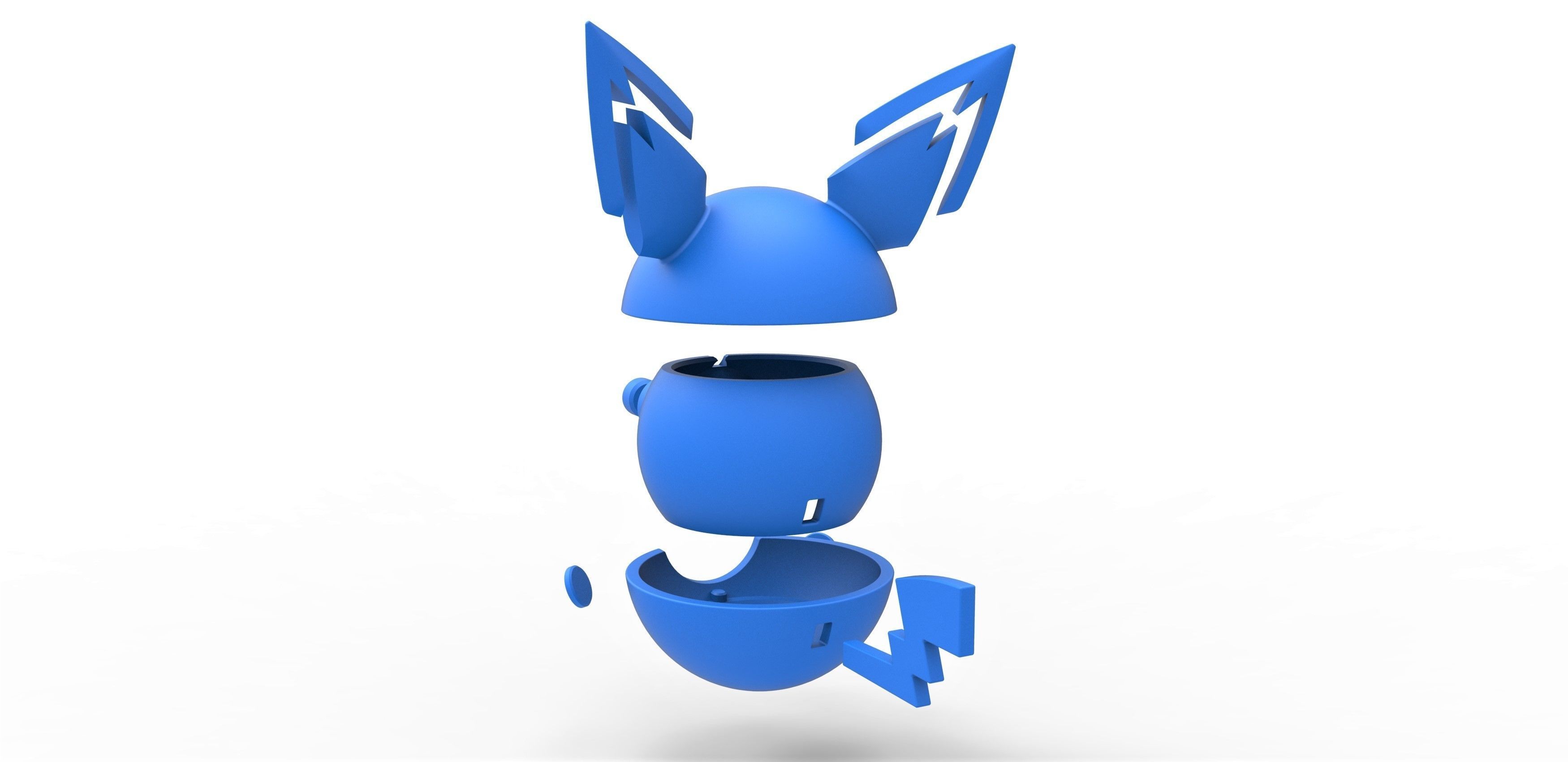 Pichu orb 3D print model_23