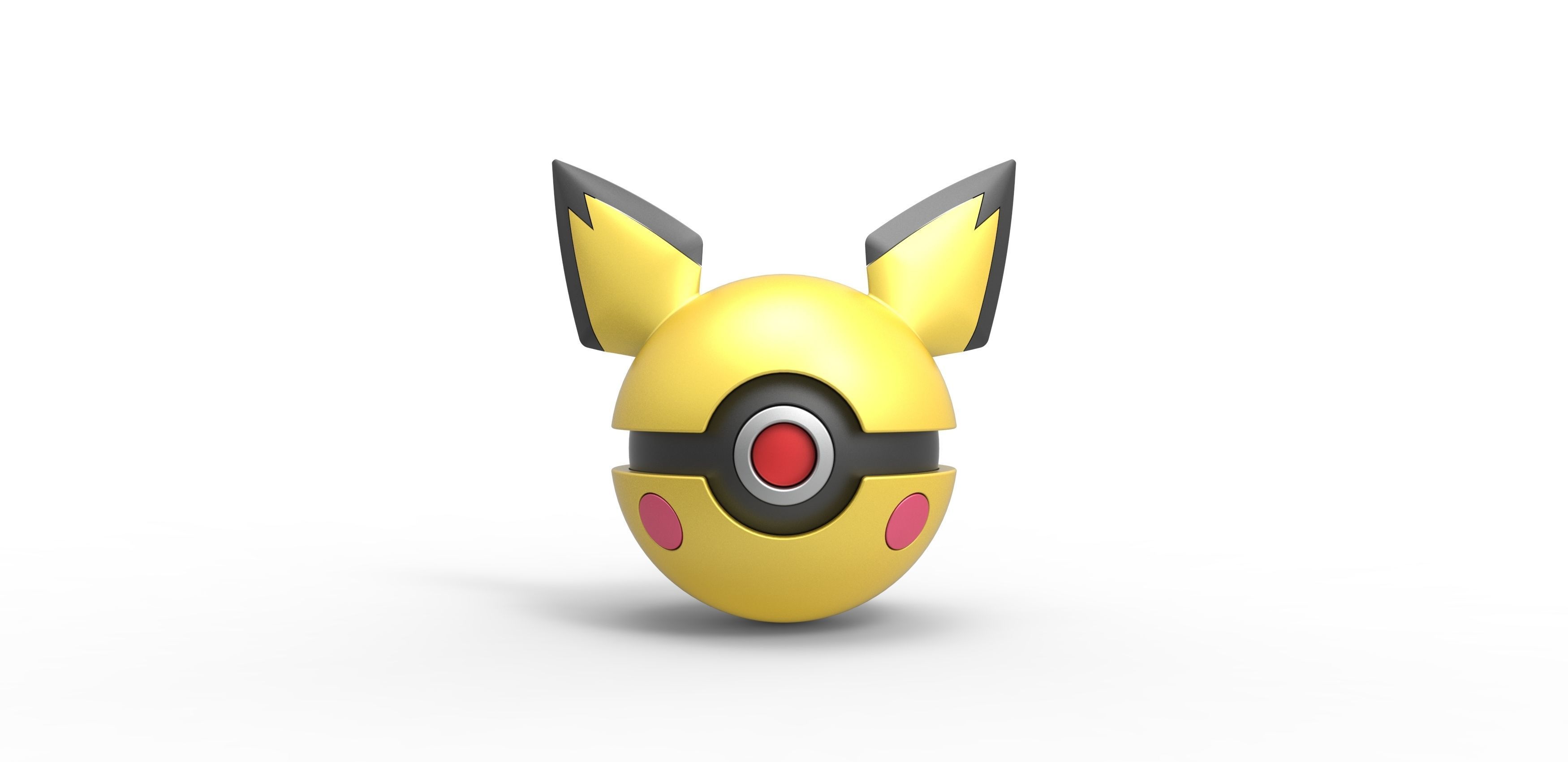Pichu orb 3D print model_2
